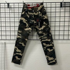 SWITCH BROWN CAMOUFLAGE SLIM TAPER FIT WOMANS JEANS BRAND NEW